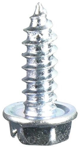 The Hillman Group 41006 Hex Washer Head Slotted Sheet Metal Screw thumb #1