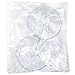 Holiday Joy Suction Cup Hooks - Pack of 2, Giant Suction Cups for Shower Wall, Front Door and Glass Window - Heavy-Duty Wreath Hook Set, Great for Christmas Decorations﻿