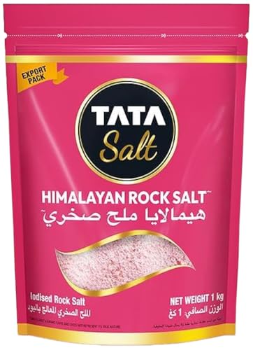 Tata Salt Himalayan Rock Salt With Natural Trace Minerals 1kg Pouch