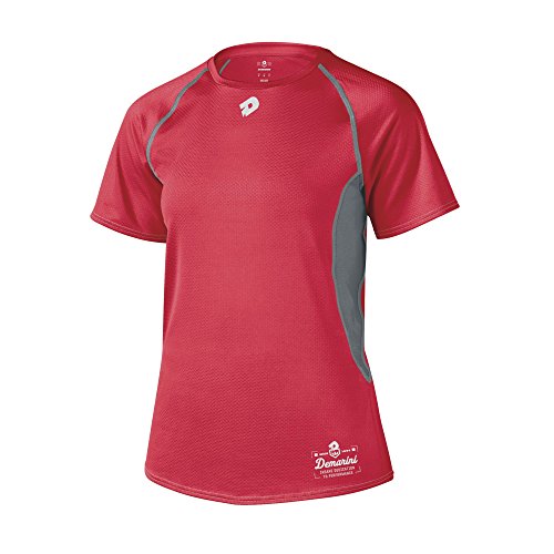 DeMarini Women's Game Day Short Sleeve Team Shirt, Scarlet, X-Large