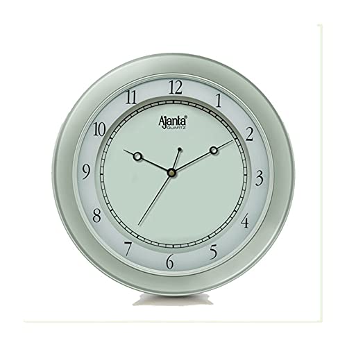 Image of Ajanta F-Series 11 Inches Analog Wall Clock for Home and Offices, Wall Watch (White), Plastic