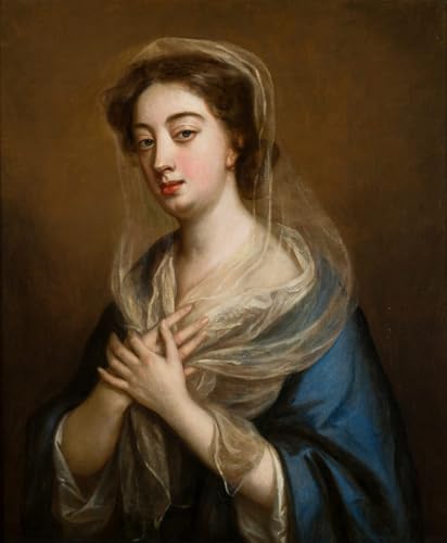 Portrait d'une dame Lady Williams Peter Lely Graffiti pour raviver un mur blanc