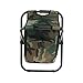 Tubayia 3 en 1 - Taburete Plegable Mochila Nevera para Exterior Camping Picnic Senderismo, Camuflaje