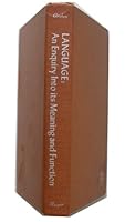 Language: an Enquiry Into its Meaning and Function B000IG82GU Book Cover