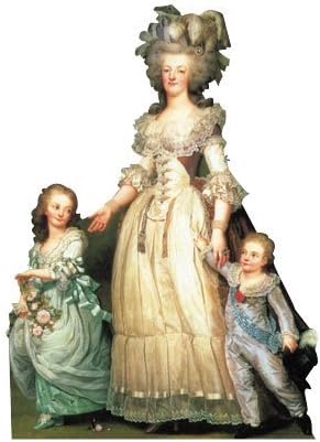 H52706 Marie Antoinette Historic Cardboard Cutout Standee Standup Historical Woman