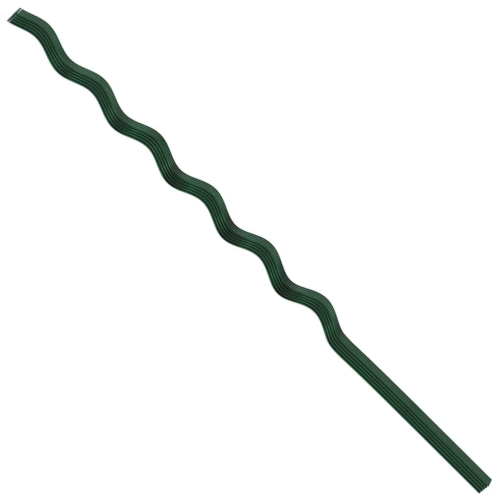 Support de Plante en Acier Vert 20 pcs 150 x 0,6 x 0,6 cm pour Jardin Balcon Serre Vigne grimpante stabilisateur de Croissance