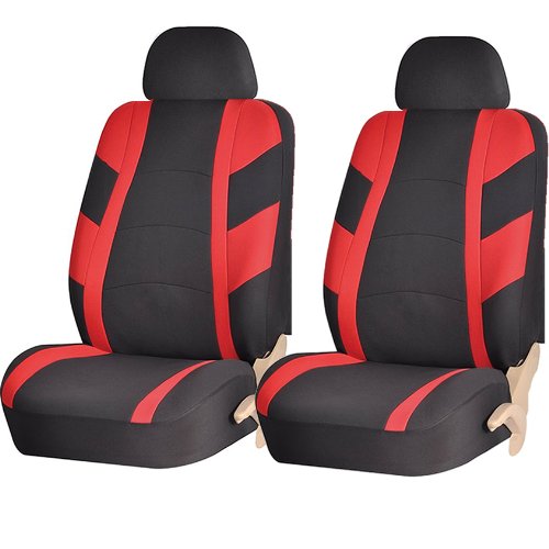 Racer Style 185 Red & Black Front Lowback Airbag Compatible Seat Covers