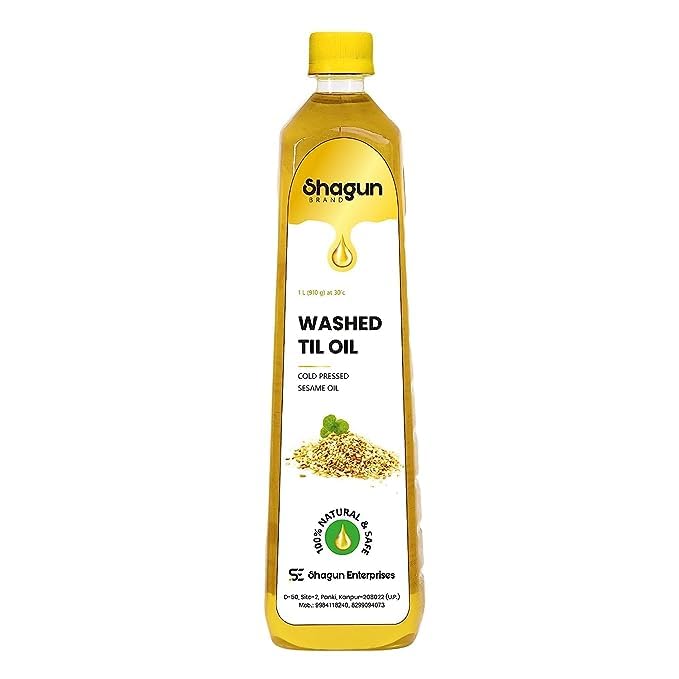 Shagun Cold Pressed Sesame Oil 100 Pure Gingelly Oil Washed Til