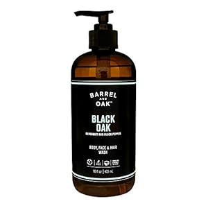 Barrel and Oak – All-In-One Body Wash, Men’s Body Wash, Men’s Soap for Hair, Face, & Body, Refreshing & Balanced…