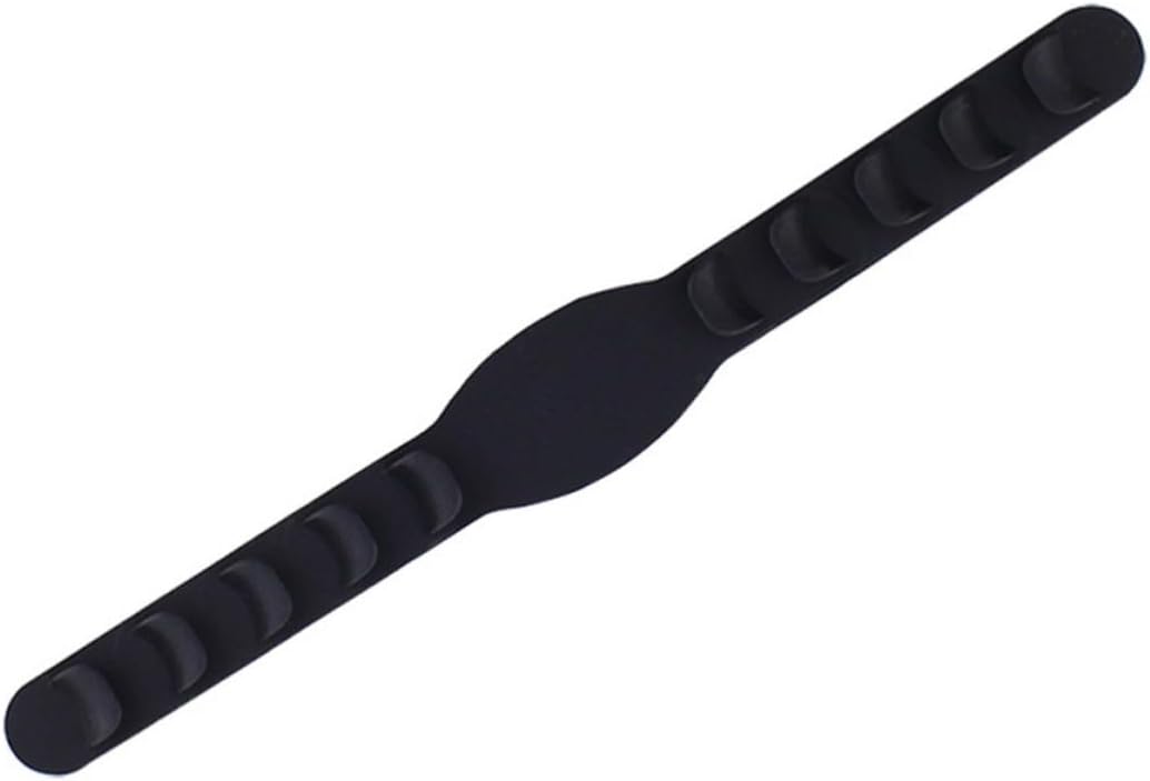 6pcs Silicone Ear Rear Mask Hooks Adjustable Design Soft Flexible Ear Grip Hooks for Comfortable Face Mask Wearing Cycling Skiing Use Black