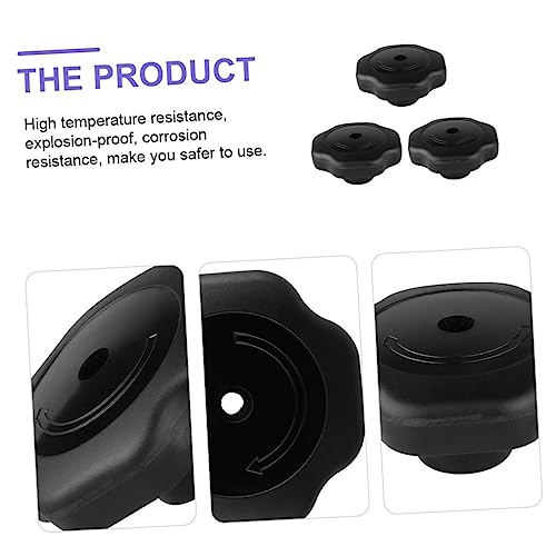 Zerodeko 4 piezas perillas para olla a presión, resistentes al calor, seguras, para tapa de olla a presión, reemplazo miniatura 7