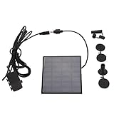 Mini Bomba De Fuente De Panel Accionado Solar: Ideal para baño de pájaros, pecera, estanque pequeño, decoración de jardín, circulación de agua para oxígeno, etc.