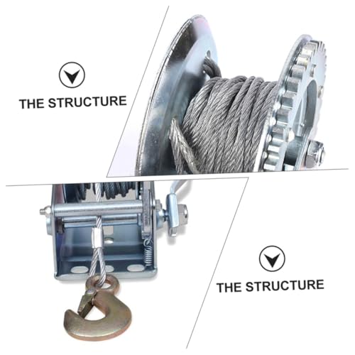 Cabrestante manual VALICLUD para remolque de bote 1500 kg miniatura 3