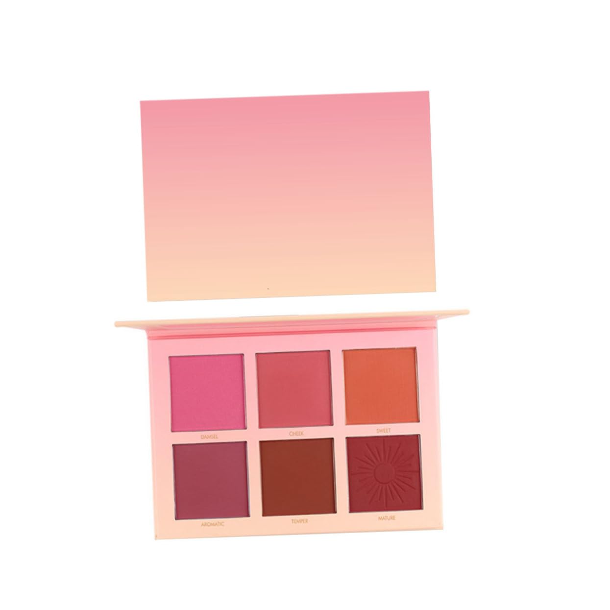 TOVINANNA Cheek Blush Natural Blush Makeup Kit for Women Girls Soft and Pigmented 6 Colors Palette