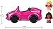 Fisher-Price Little People Barbie Toddler Toy Car Convertible with Music Sounds & 2 Figures for Pretend Play Ages 18+ Months