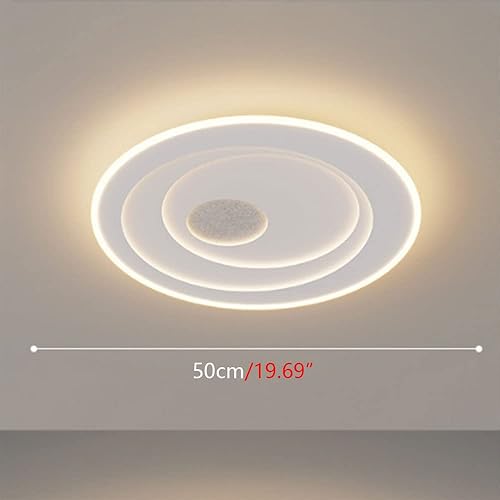 Miniatura 2 de Genérico Araña moderna, lámpara LED de techo regulable, lámparas modernas, lámpara redonda de acrílico empotrada, para comedor, sala de estar,