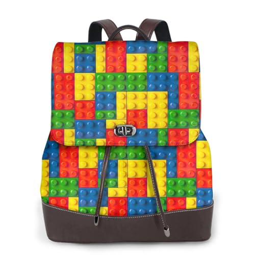 Sac à dos femme brique colorée tendance pour le voyage et le travail diario