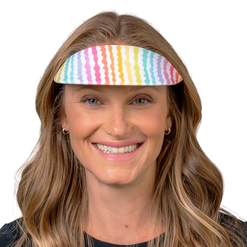 Image of No Headache Sun Visor for Women | Stylish, Lightweight Golf & Tennis Hat | UV Protection for Outdoor Sports & Travel