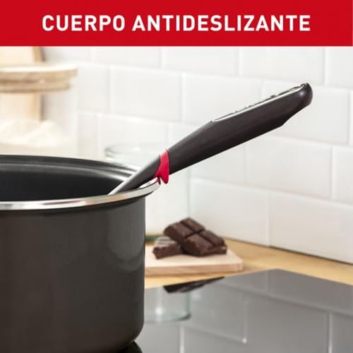 Miniatura 3 de Tefal Ingenio - Cuchara De Plástico Resistente Y Duradero, Termorresistente Hasta 230 Grados De Temperatura, Apta Para Lavavajillas, Rojo Y Negro, K20605
