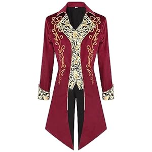 Generisch Vintage Gothic Frackjacke Herrenmode