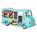 Li’l Woodzeez 89-teilig Food Truck Imbisswagen Set mit Zubehör – Eiscreme, Pizza, Tacos, Geschirr und mehr – Spielzeug für Kinder ab 3 Jahren