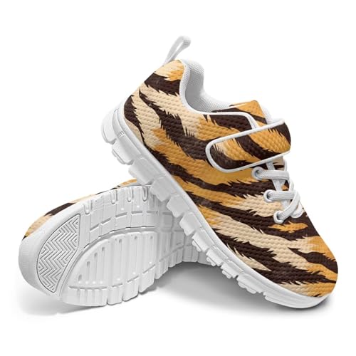 Athletic Sneaker for Boys Teen,Kids Girls Non-Slip Sneakers with White Sole Children's Single Buckle Sneakers