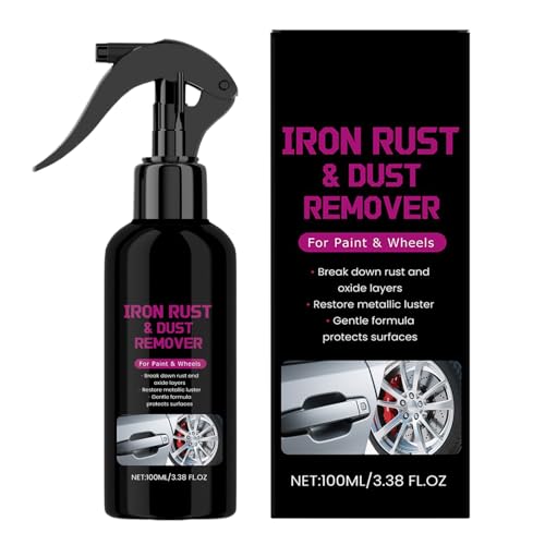 shpuuyy Spray Antióxido para Coche | Spray Eliminador De Óxido 100ml para Automóvil | Producto Multiusos para Detailing De Moto Furgoneta Autocaravana Coche Remolque