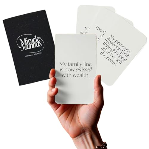 Gitekain Affirmation Cards, 60-Piece Daily Inspirational Messages...