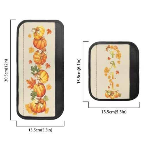 Image of Happy Fall Refrigerator Door Handle Covers Set of 6 Bow Print Electric Appliance Handle Covers Anti-Slip Fridge Gloves Heat Proof Microwave Fall Maple Kitchen Decoration