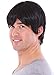 Simplicity Mens Wigs for Men Short Hair Party Wigs Black Mens Wig with Wig Cap
