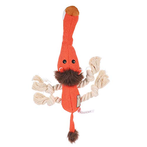 TEHAUX Brinquedo de cachorro que range animal de estimação Cachorro de brinquedo de mascar brinquedo