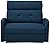 GDFStudio Hana Plush Cushion Tufted Back Loveseat Recliner (Fabric/Navy Blue). from GDFStudio