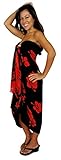 1 World Sarongs Womens Hibiscus Flower Swimsuit Sarong in Your Choice of Color
