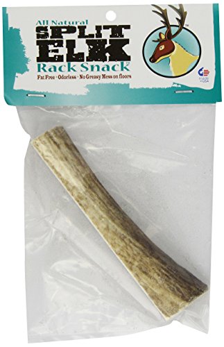 Chasing Our Tails Elk Splits Rack Snack Elk Antler Chew for 40-Pound Dogs, Medium