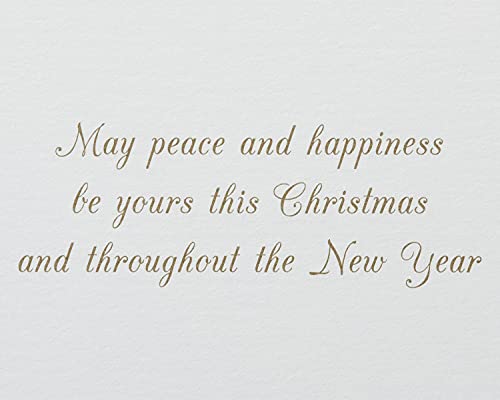 Papyrus Christmas Cards Boxed with Envelopes, Peace and Happiness, Snowbird (20-Count) - Image 3