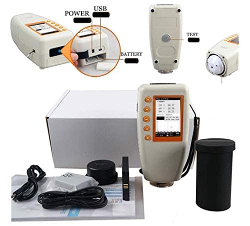 11mm Caliber Spectrophotometer Color Difference Meter Detector Single Caliber Tester Colorimeter Facula 8mm with TFT True Color Display Screen d/8 Geometric Conditions