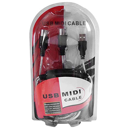 MIDI-USB Cabo MIDI-USB suporte adaptador de teclado para PC
