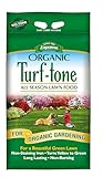 Espoma Turf-Tone All Season Organic Lawn Food with Iron & Exclusive Bio-Tone Formula - Slow Release Long Lasting Feeding for All Lawns - Granular Lawn Fertilizer for All Seasons - Made In USA, 14 lbs.
