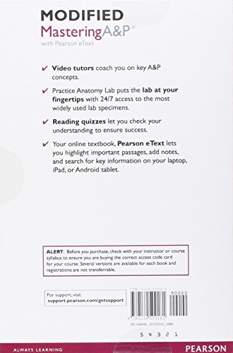 Modified Mastering A&P with Pearson eText -- Standalone Access Card -- for Fundamentals of Anatomy & Physiology (11th Edition) - Image 2