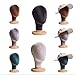 Generic Freestanding Wig Display Stand, Multifunctional Mannequin Head for Retail Environments, Beige