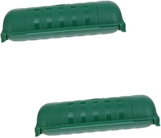 Angoily 2 Peças De Caixa De Junção Tampas De Plugue Para Tomadas Elétricas Plugue Conector Capas De Cabo De Extensão Plugue De Extensão Capas De Tomada Elétrica Ao Ar Livre Capa De Tomada