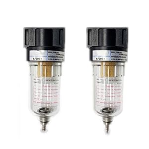 Luchtfilterregelaar 2 stks AF2000-02 Vochtscheider Voor Compressor Air Water Filter Olie Filters Compressoren Catch Auto…