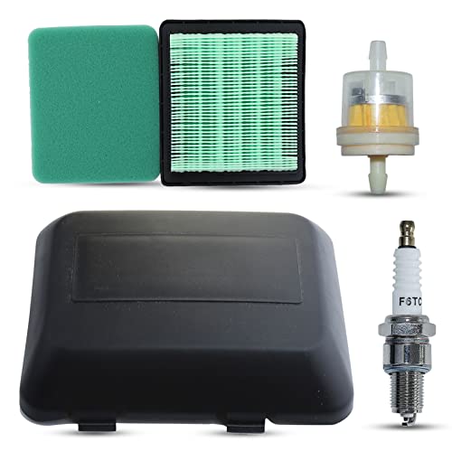 Haishine Filtre à Air Couvercle de Nettoyage Bougie d'Allumage pour Honda Moteur GCV135 GCV160 GCV190 HRB216 HRB217 HRR216 HRS216 HRT216 HRX217 Tondeuse à...