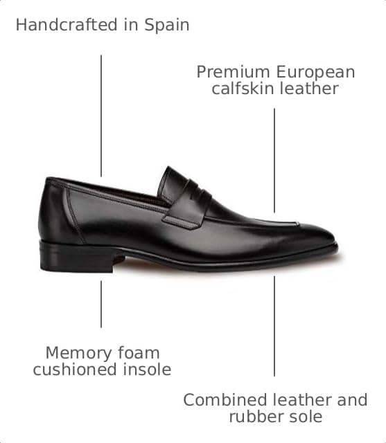 Image of Mezlan - Newport - Men's Slip-On Dress Penny Loafer