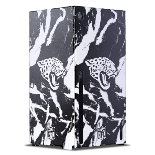 Skin Xbox Series X Jacksonville Jaguars | Enveloppement de Console Effet Marbre par Head Case Designs