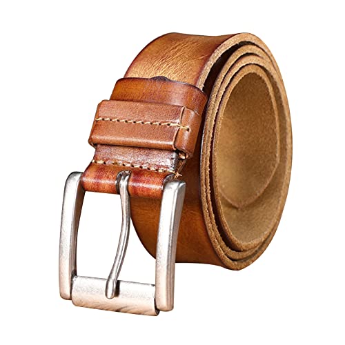 Ceinture en cuir véritable homme finie la déformation grâce au cuir pleine fleur noir