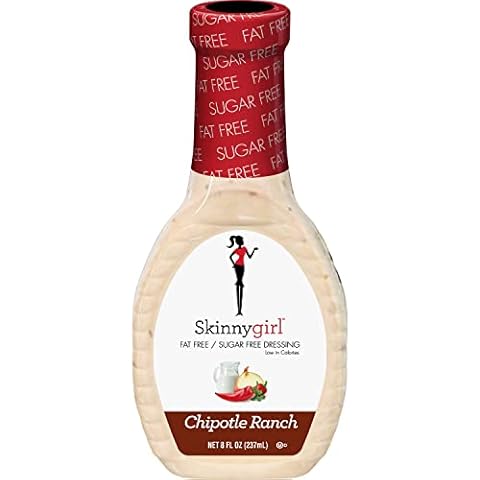 Skinnygirl Fat-Free Salad Dressing, Sugar-Free Chipotle Ranch, 8 Ounce Cover