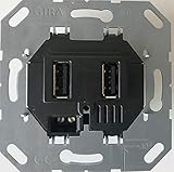 Schalterprogramm Gira 235900 USB Spannungsversversorgung 2-fach Einsatz
