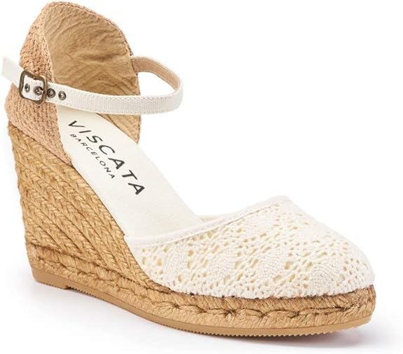 Image of VISCATA Satuna Women's Sandals Espadrille Canvas Buckle Wedges