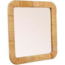 Bloomingville Square Rattan Wall Mirror, Natural